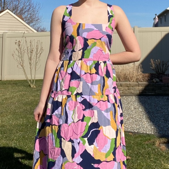 Colorful Midi Dress - Picture 6 of 8